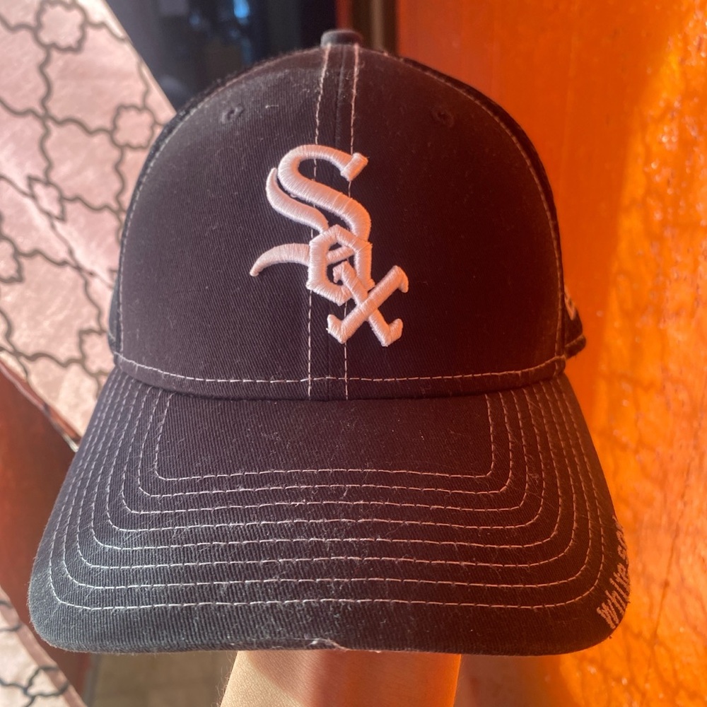 New Era Black and White Cap